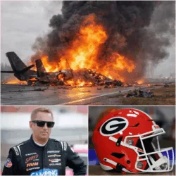 BREAKING NEWS: The horrific crash of a Cessna Citation II (C550) at Statesville Regional Airport in North Carolina has shocked the entire United States, with people across the country silently praying for those on board. But a miracle did not happen, as official information confirmed that the passengers on the ill-fated plane were NASCAR legend Greg Biffle, his family, and his close friend – a legendary figure of the Georgia Bulldogs team – a revelation that completely shocked fans