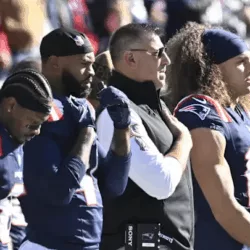 Mike Vrabel’s Postgame National Anthem Turned Victory Into a Moment of Shared Humanity