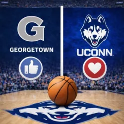 SCHEDULE UPDATE: UConn Huskies vs. Georgetown Hoyas — TIME CHANGE NOTICE