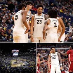THE SONG OF ANN ARBOR: Dusty May’s Unscripted Anthem Transcends Michigan’s Sweet 16 Triumph