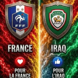 NOUVEL HORAIRE DE COUP D'ENVOI ANNONCÉ — Le programme de diffusion du match entre l'équipe de France et l'Irak, lors de la deuxième journée de la Coupe du monde, a été modifié.